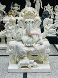 Ganesh Ji Marble Look On Carpet