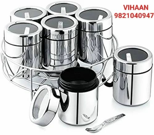 Stainless Steel Cannister Set Of 7