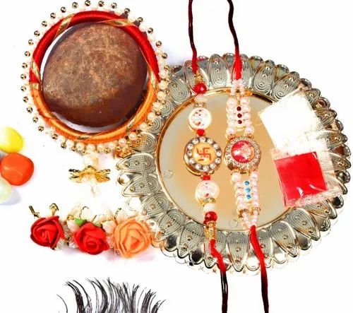 Fancy Rakhi In A Plastic Dibbi