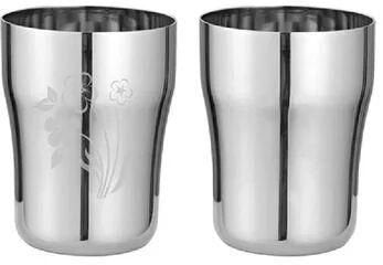 St. Steel Laser Glass Plain